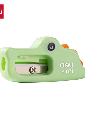 得力VB171鳄鱼卷笔刀(绿色)(24个/桶)