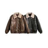 ANSWERME391白底图MY142冬季皮绗线棉服P215，男装棉衣，新杭派391(FUSEEHO 391)