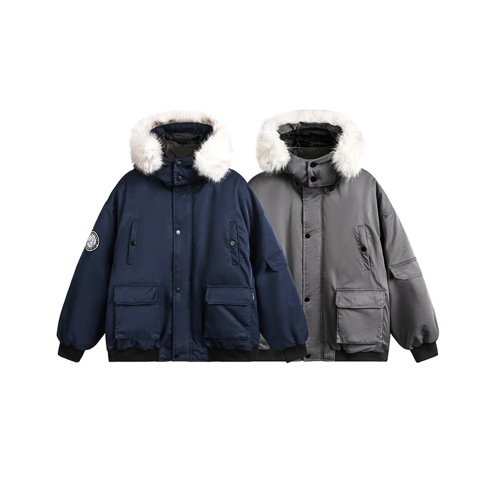 ANSWERME391模特图MY146冬季毛领棉服P215,男装棉衣,新杭派391(FUSEEHO 391)