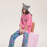 外模图T129夏款数字刺绣T恤P60，女装T恤，新杭派391(FUSEEHO 391)