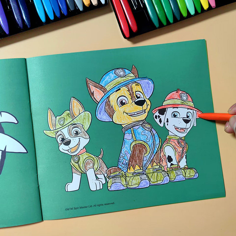 汪汪队立大功涂色儿童3-4-6岁画画本2幼儿园宝宝绘画涂鸦益智玩具,玩具/童车/益智/积木/模型,描红本/涂色本,淘宝优惠券,粉丝福利购,淘宝优惠卷