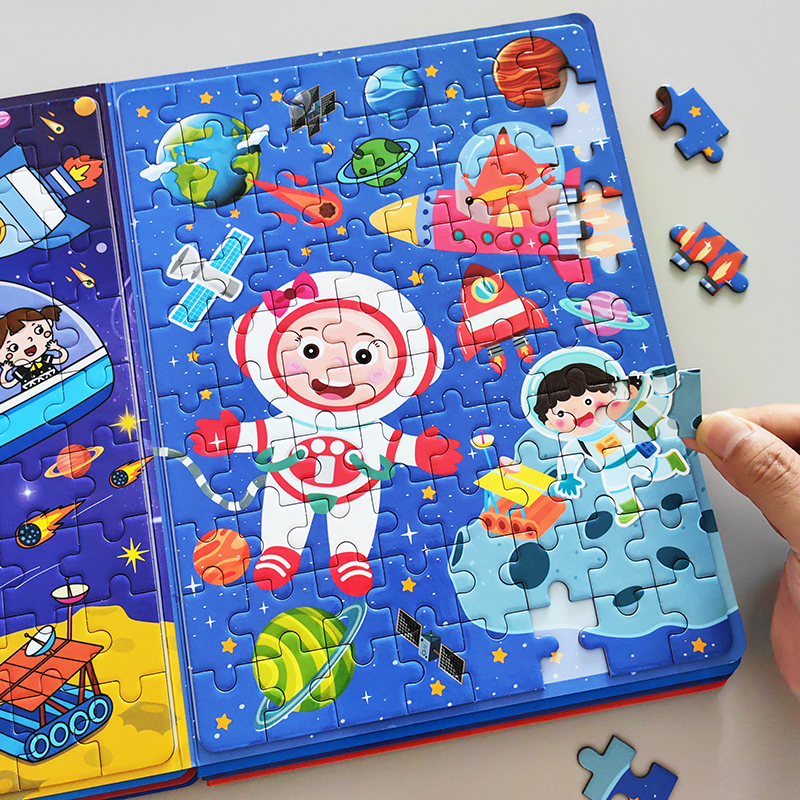 3到6岁磁力益智宇航员拼图