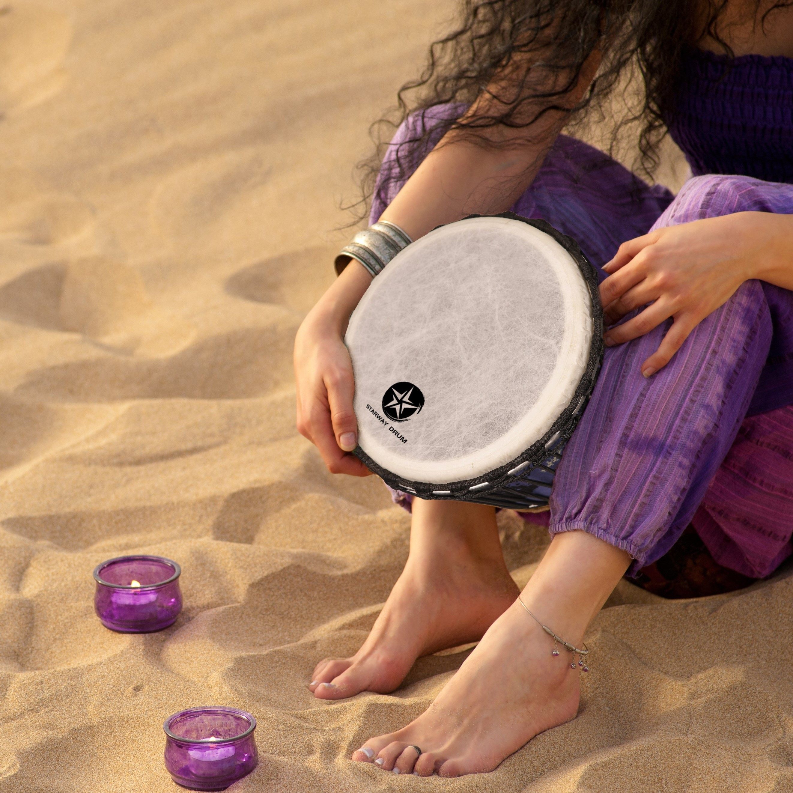 轻质非洲鼓10寸手鼓成人初学者云南丽江手拍鼓专业鼓类乐器学校