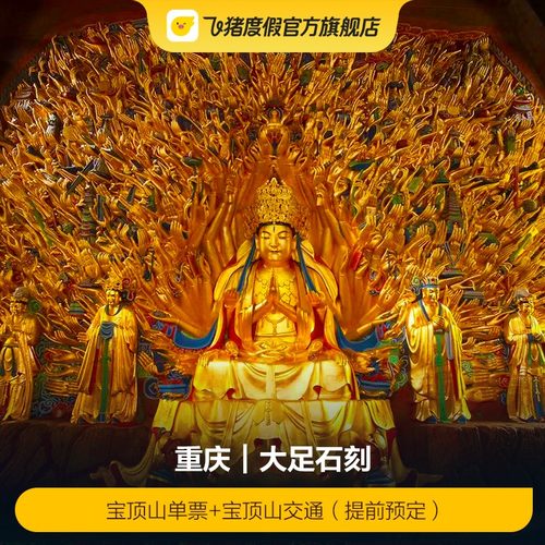 [大足石刻-宝顶山单票+宝顶山交通]套票