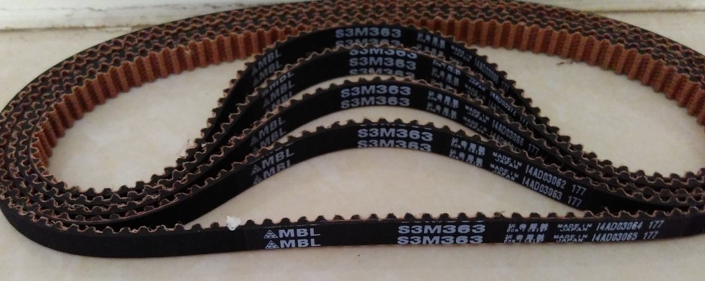 MBL S3M204 S3M207进口皮带S3M210 STS阪东同步带S3M213 S3M216 五金/工具 传动带 原图主图