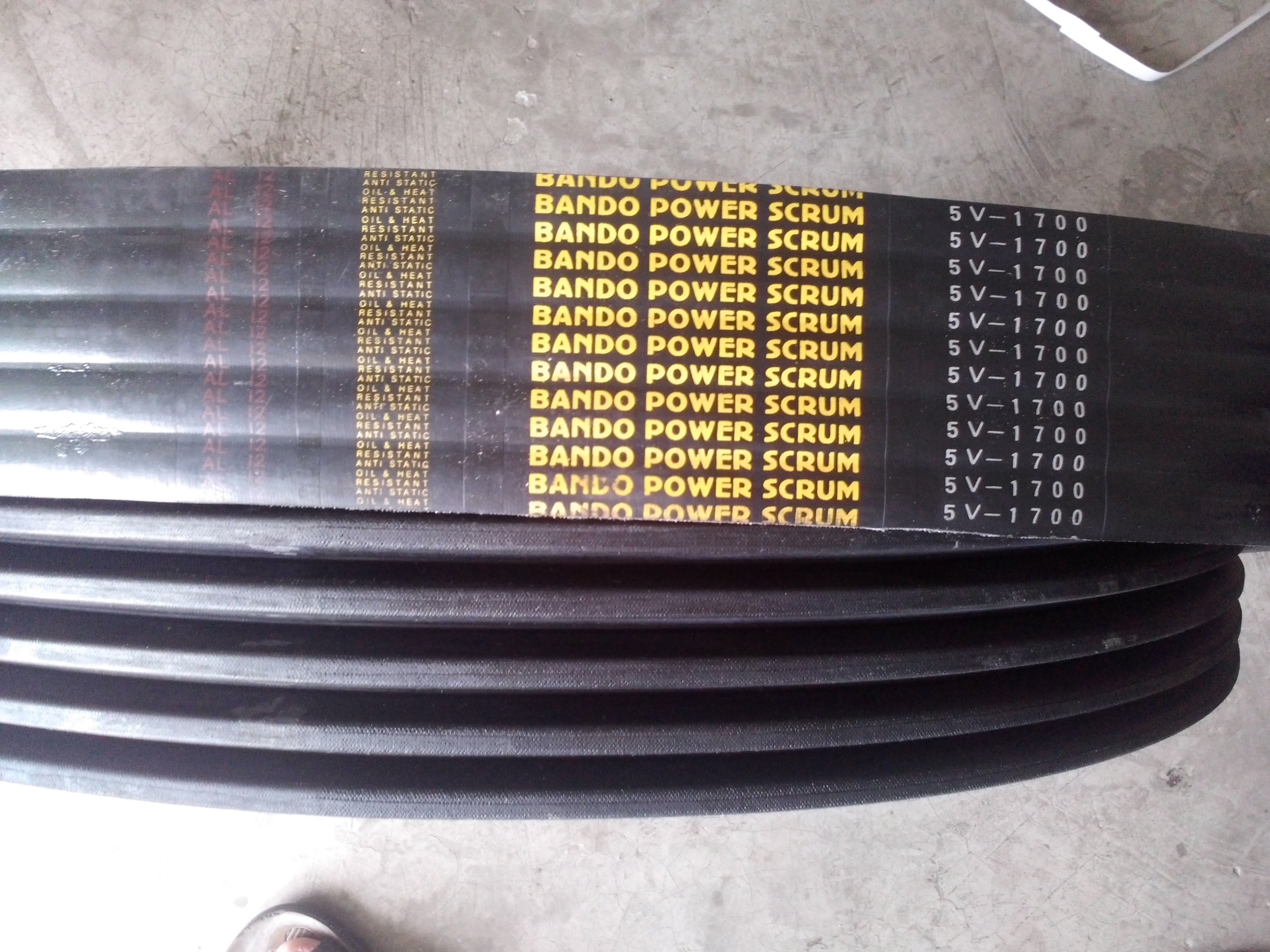 热卖3-5v-1800三角带 日本阪东bando power scrum冷却塔风机皮带