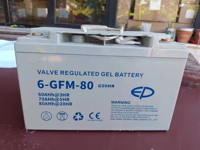 中力EP电动堆高叉车电池电动叉车电瓶蓄电池6-GFM-80电池