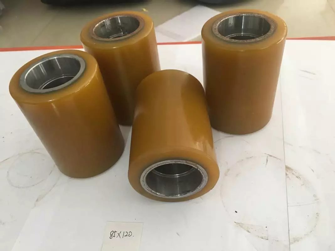 电动叉车pu轮子80x70轮胎