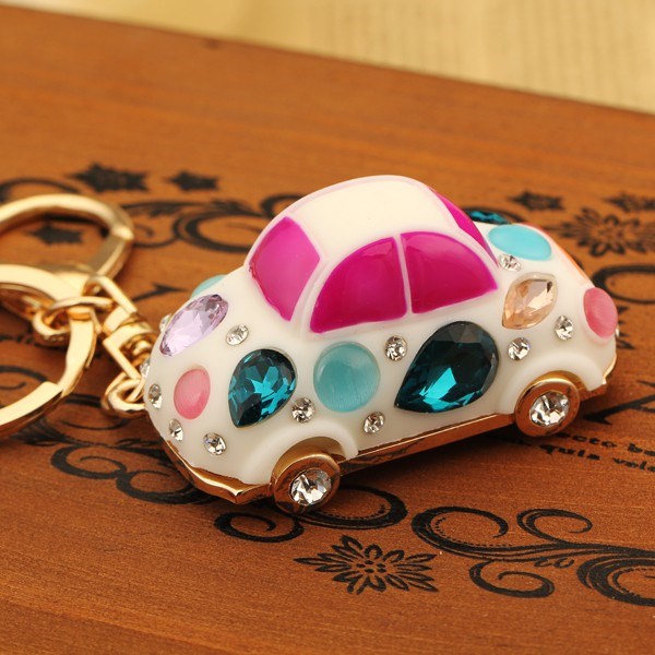 fresh Lovely Key buckle girl A car Model Pendant decorate Cartoon gorgeous Confidante Take it with you Key ringin the Festive supplies/Gift , Gift ideas , Keychain  category - from Buy2taobao.com to provide professional Taobao agent buy service
