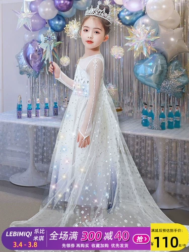 Осенний наряд маленькой принцессы, юбка, лонгслив, платье, «Холодное сердце», в западном стиле