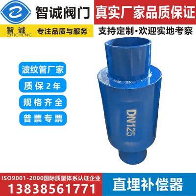 无约束直埋补偿器蒸汽管道伸缩节