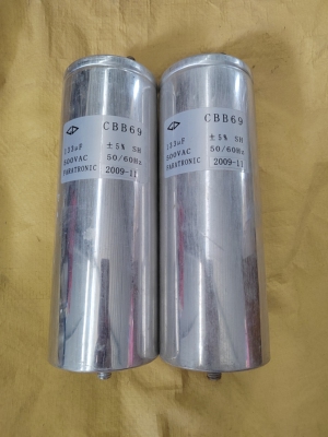 厦门法拉CBB69 薄膜无极电容500VAC 133UF 体积：85*235mm