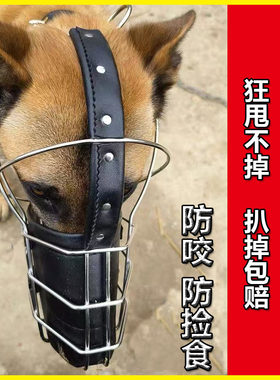 不锈钢防咬防叫可喝水扒不掉