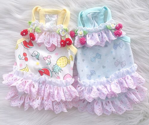 春秋宠物衣服 23028小樱桃蛋糕裙