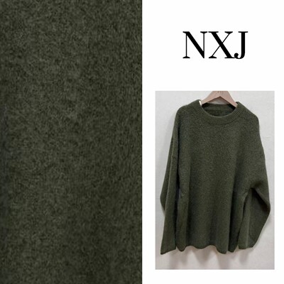 NXJ【绿兔】宽松大版毛绒兔毛宽松大版毛衣   251251