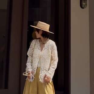 女 立体珠片刺绣精工衬衫 微胖大码 260354 小千金