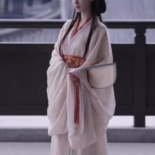 战国袍汉服女春季2025新款马山楚墓复原款仙气飘飘大袖衫直裾襦裙