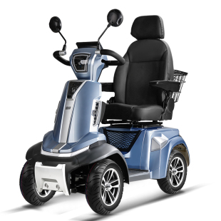 健步丽景三代电动四轮车老人老年代步电瓶自动刹车整车发货免安装