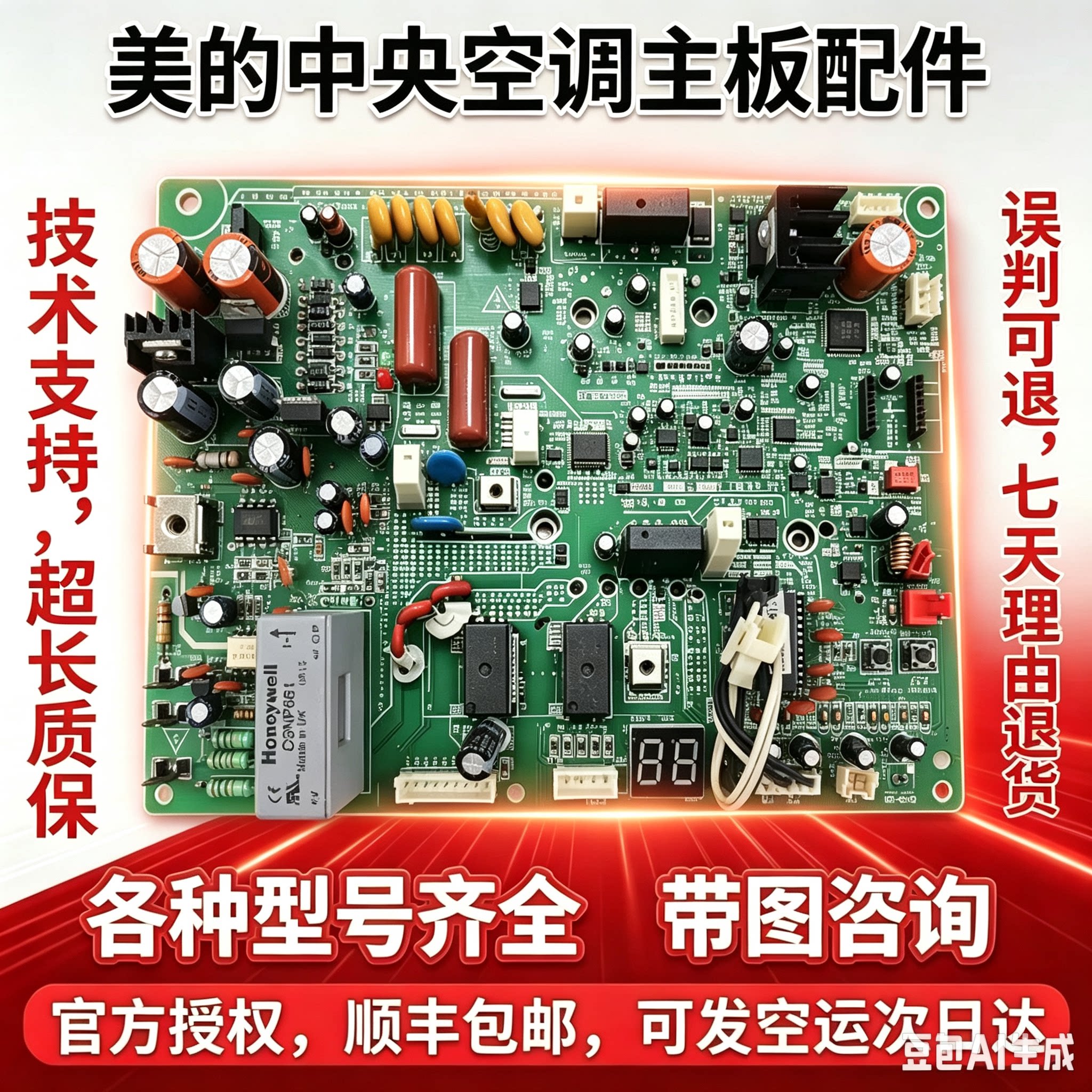 美的空调电路板 CE-KFR140W/BP2T1N1-510.D.2.1.1-1