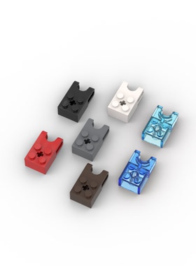 兼容乐高92013 国产科技教育积木零件2x2带球型接头座/连接砖