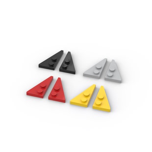 国产科技教育积木零件 兼容65429(左)65426(右) 2x4 27°角楔形板