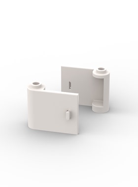 国产科技教育积木零件 兼容92262 1x3x2车门(左）moc小颗粒配件