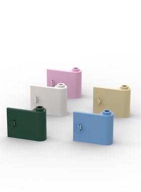 兼容乐高3188 92263右国产科技教育积木零件 门1x3x2 moc小颗粒