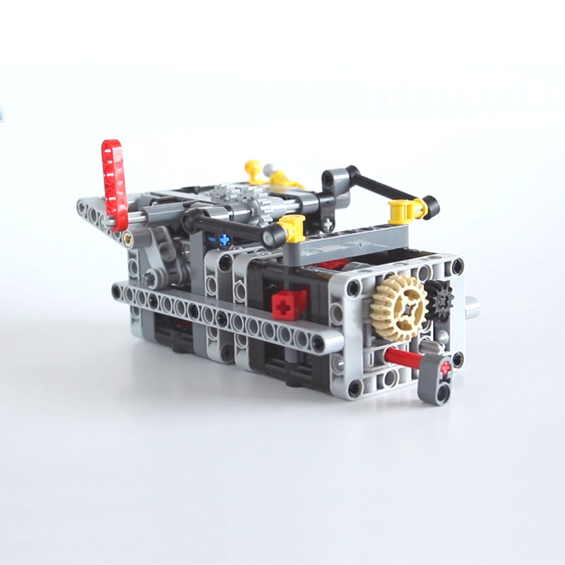 兼容乐高6speed 8speed变速箱 国产积木拼装套装零件 电子说明书