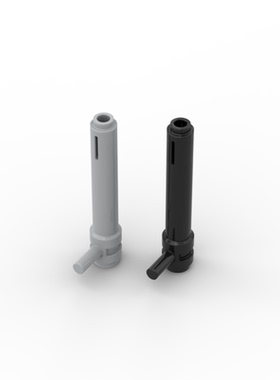 兼容乐高87617 国产科技教育积木零件 带柄的汽缸1x5 1/2(摩擦缸)