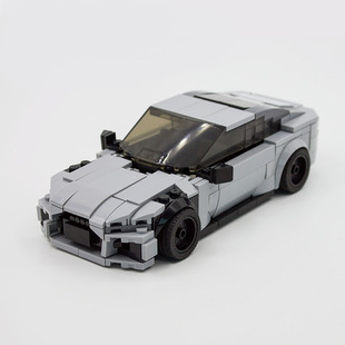 兼容 奥迪RS7 模型speed8格车玩具高难度拼装零件+电子