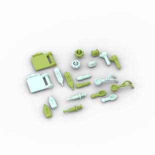 兼容乐高98393国产科技教育积木零件 人仔配件医疗包 医用包散件