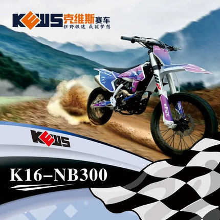 2023款克维思斯K16NB300竞技版越野摩托车高赛特技场地赛车整车