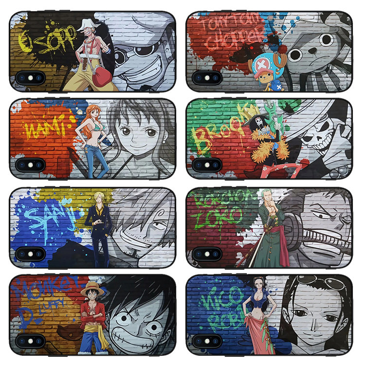 海贼王路飞适用XR苹果XSMAX手机壳7甚平iphone6s红发11乔巴X娜美8