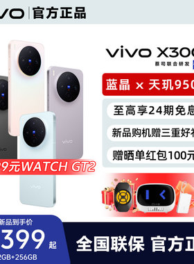 【24期免息】vivo X300新品旗舰vivox300系列拍照旗舰大内存大电池学生备用x300pro官方专卖店正品全网通
