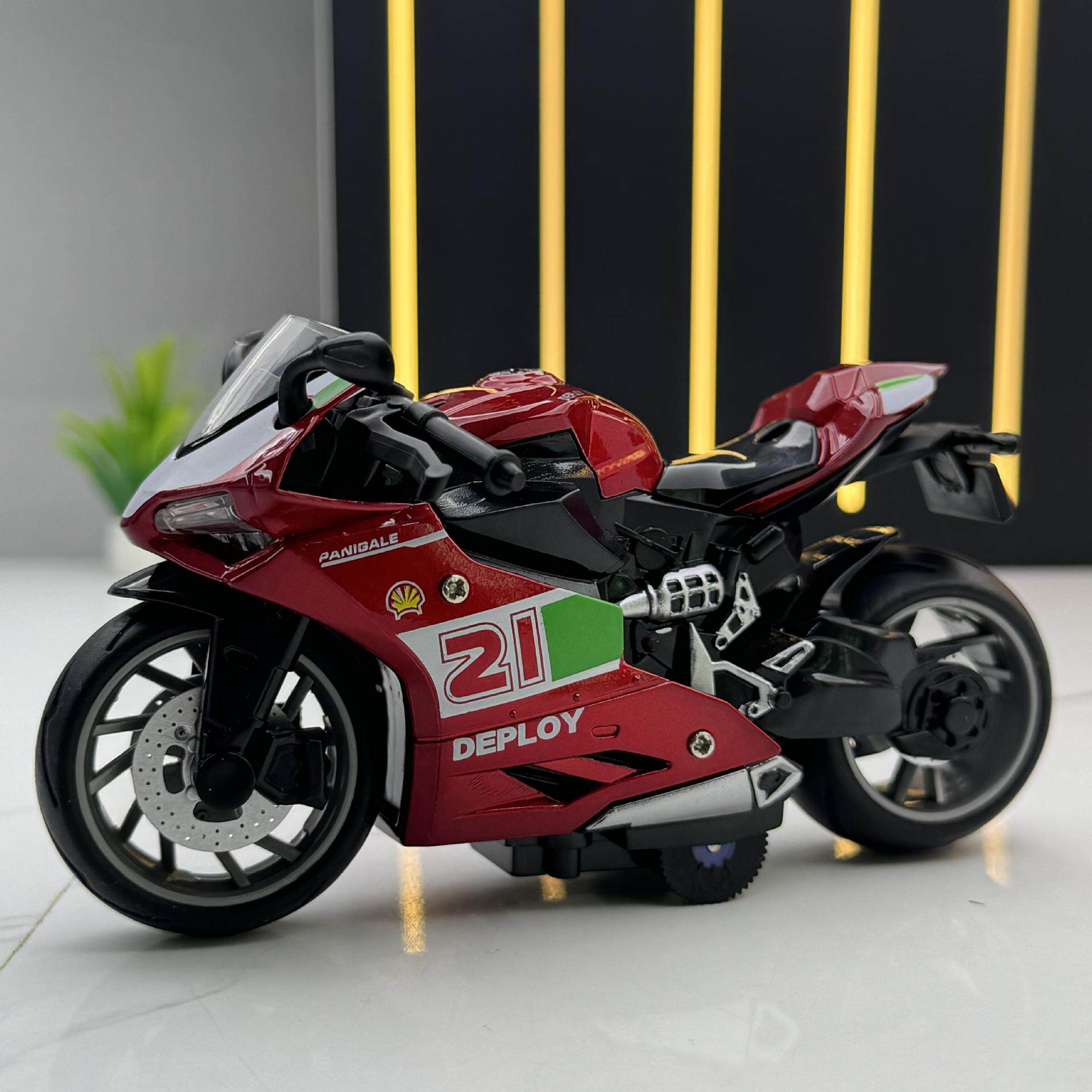 合新源合金车模114杜卡迪哈雷