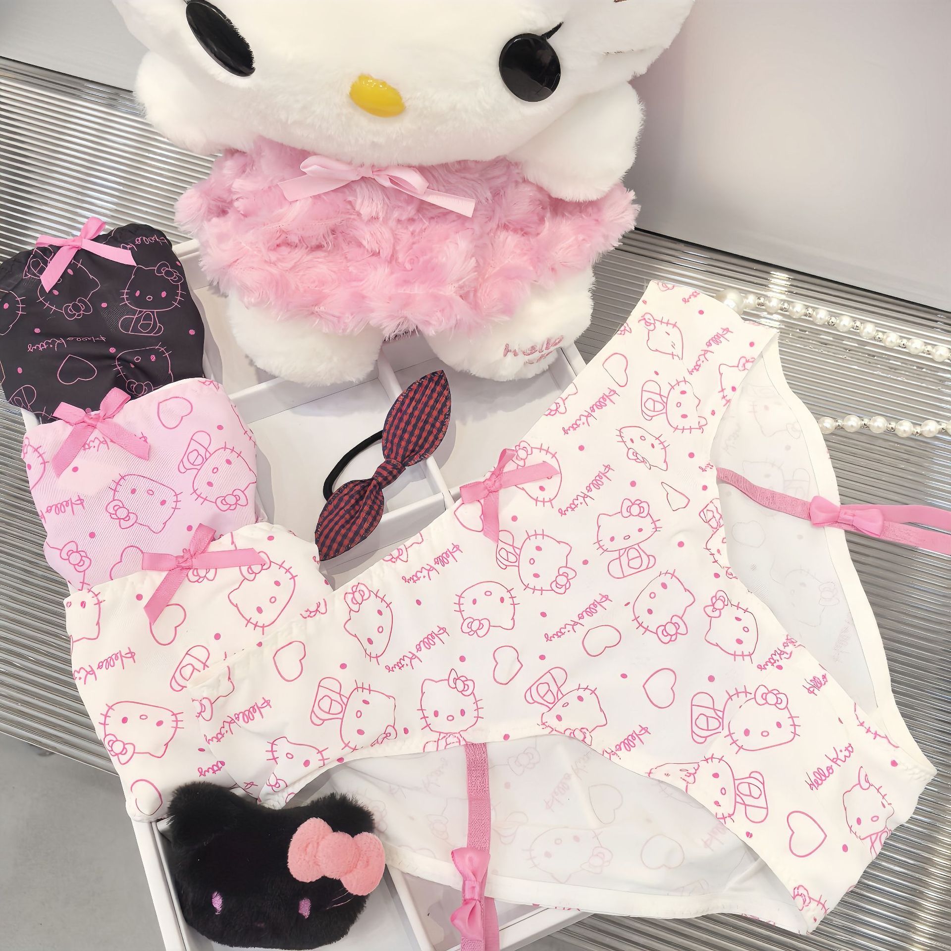 原创Kitty可爱猫咪印花内裤女