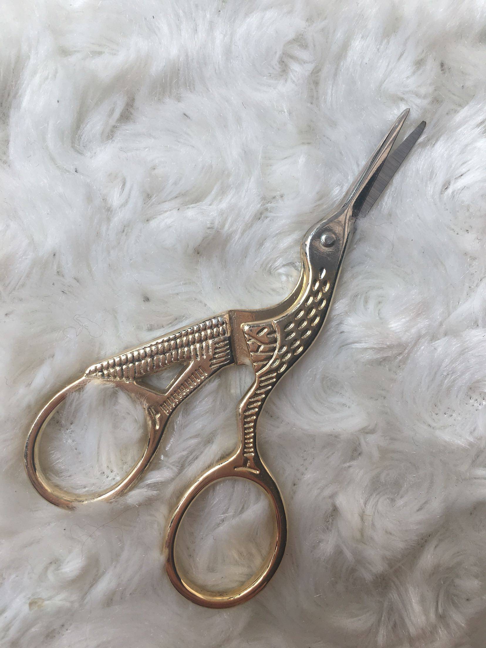 3.5寸全不锈钢鸟嘴仙鹤型手工仿古茶道十字绣小剪刀,居家布艺,剪刀,淘宝优惠券,粉丝福利购,淘宝优惠卷