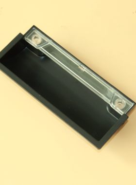适合华帝消毒碗柜配件拉手i13011/ZTD100-H01黑色塑料扣拉手把手