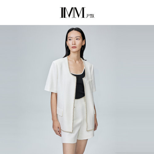 IMM尹默夏季小香风修身短外套