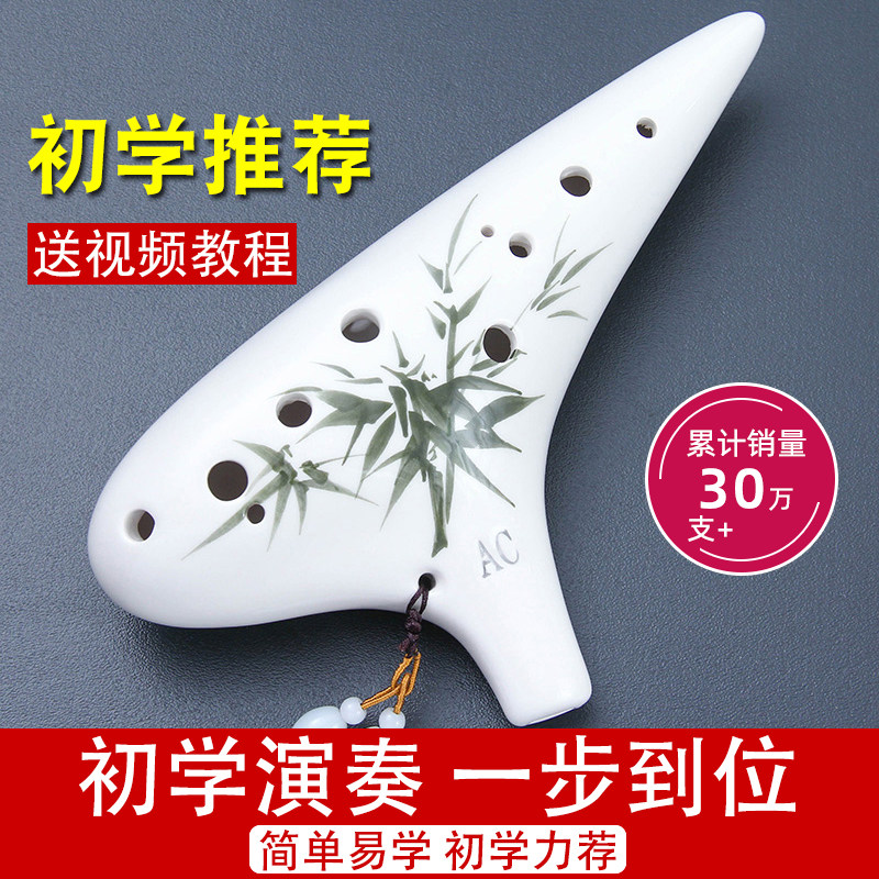 陶笛12孔初学者入门中音C调十二孔AC专业陶埙树脂小学生儿童6乐器属于什么档次？