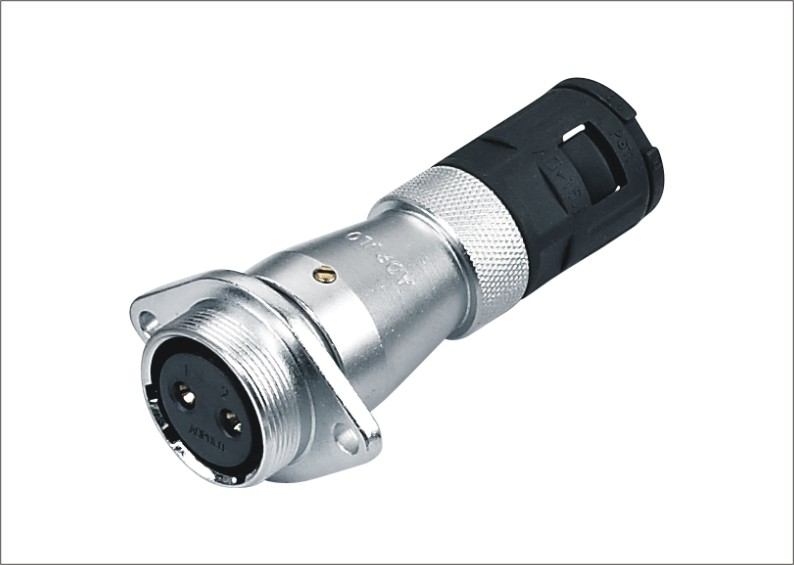 AOPULO澳普龙工业航空插AT-ZB带法兰对插座(16型/20型/24型)IP55