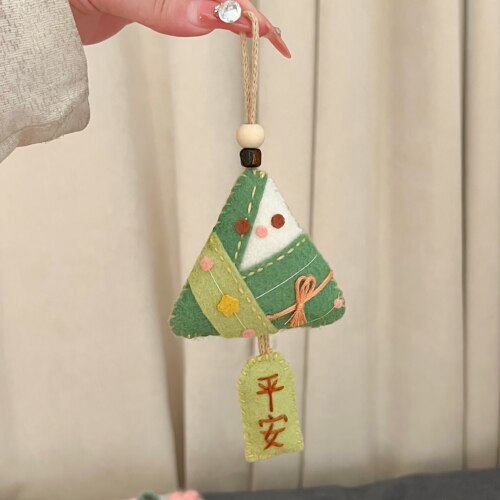 手工diy端午节礼物粽子香囊材料包挂件钥匙扣创意礼品