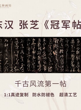 冠军帖张芝草书名家真迹复制