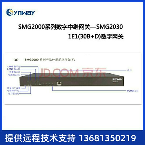 synway三汇SMG2120-4E1数字中继语音网关电话网关配潮流
