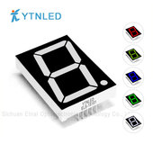 1.5英寸1位数码 15101AS 管共阴共阳红黄绿翠绿蓝白色ELS