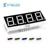 管D1 D4共阴阳红黄绿蓝白色ELF 5461AS 0.56英寸4位数码