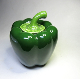 菜椒青椒辣椒模型厨房装饰品仿真蔬菜配饰品摆件色泽光鲜陶瓷辣椒