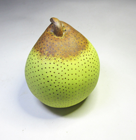 陶瓷仿真雪梨装饰水果农场造景