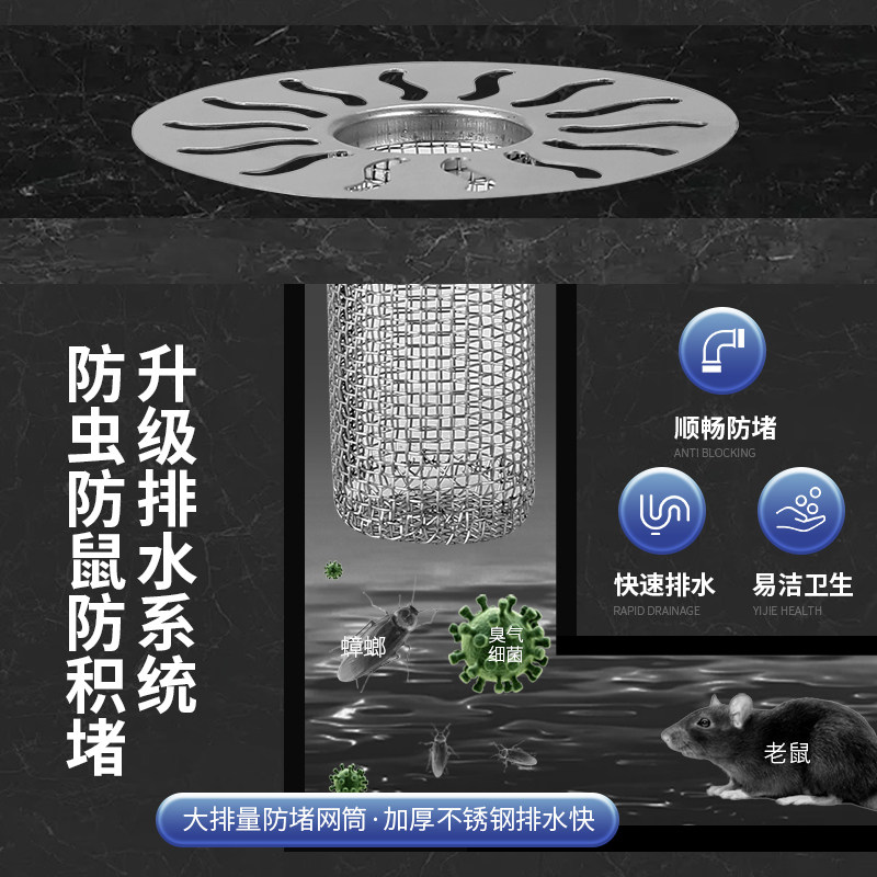浴室地漏网厨房卫生间地漏过滤