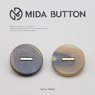 圆形高档花纹风衣大衣衣服外套树脂纽扣扣子高脚装饰配件哑光花纹